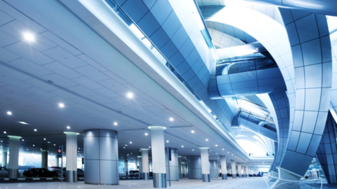 Una imagen de la Terminal 1 en el Aeropuerto Internacional de Dubai. (Twitter)