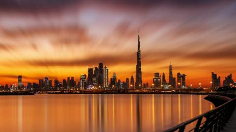 Una imagen del centro de Dubai. (Twitter)