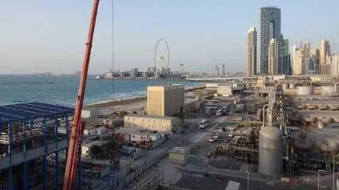 La empresa Bombas Ideal difundió esta imagen de la planta desaladora.