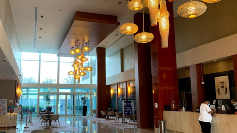 Un hotel de Abu Dhabi en la era pandémica. (EL CORREO)