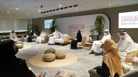 Primera reunión del Consejo de Medios de Dubai. (@DXBMediaCouncil)