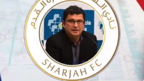 Bienvenida de Sharjah al médico español Ricard Pruna. (Twitter)