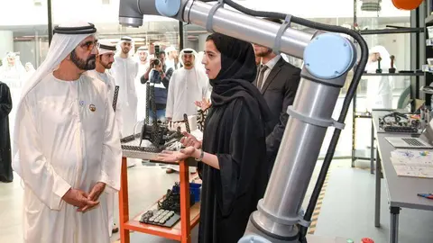 El gobernante de Dubai durante un evento. (WAM)