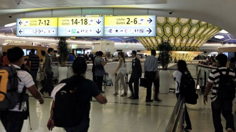 Una imagen del Aeropuerto Internacional de Abu Dhabi. (WAM)