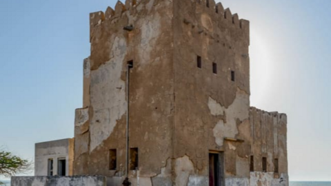 Una imagen de un minarete en Al Jubair. (Fuente externa)