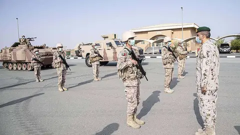 Miembros de las Fuerzas Armadas de EAU. (WAM)