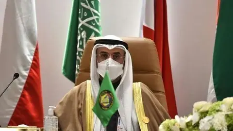 El secretario del CCG, el kuwaití Nayef bin Falah Al-Hajraf. (Arab News)