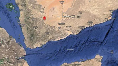 Localización de Marib en Yemen, provincia donde hoy se registran duros combates. (Google Maps)
