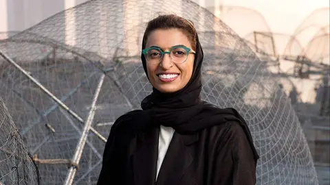 Noura bint Mohammed Al Kaabi, ministra de Cultura y Juventud de Emiratos Árabes. (WAM)