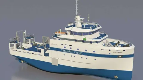Prototipo del buque de investigación pesquera y conservación marina. (WAM)