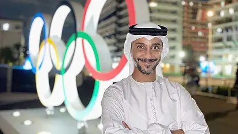 Abdulla Alrahoomi, vicepresidente del Comité Olímpico Médico de Emiratos Árabes Unidos. (Cedida)