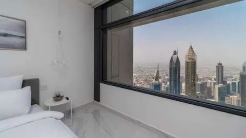 Impresionantes vistas de Dubai en el apartamento. (Fuente externa)