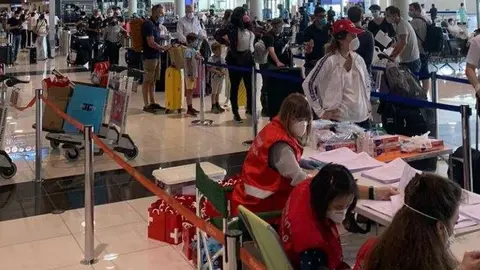 Una imagen del aeropuerto de Dubai. (WAM)