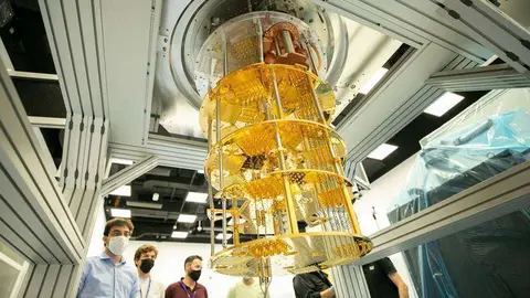 La computadora cuántica en el Instituto de Innovación Tecnológica en Abu Dhabi. (Instituto de Innovación Tecnológica)