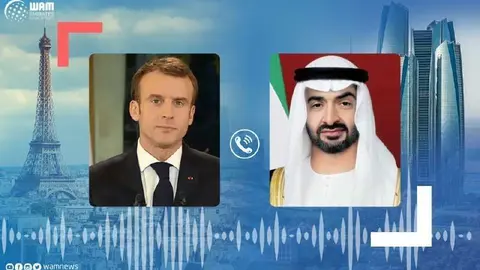 Los dos líderes intercambiaron puntos de vista sobre los últimos acontecimientos. (WAM)