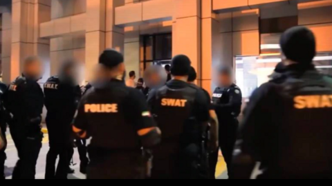 Los miembros de élite de la Policía de Dubai. (Fuente externa)