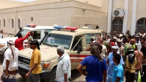 Una imagen de Twitter del lugar del ataque.