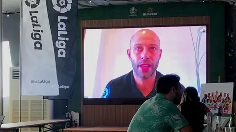 En Dubai también se ha seguido la presentación de LaLiga. (Cedida)