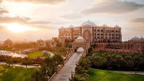 Una perspectiva del Emirates Palace de Abu Dhabi. (Instagram)