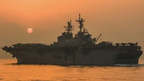 Un buque de la Armada estadounidense. (Fuente externa)