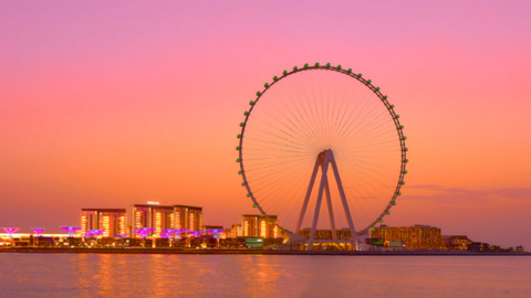 Una imagen de la noria de Dubai. (Fuente externa)
