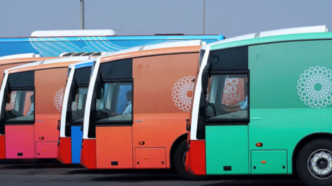 Autobuses para conectar la Expo Dubai. (RTA)