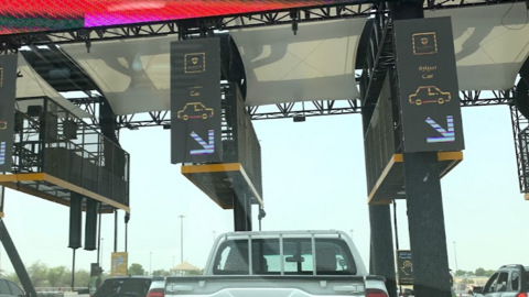 Una de las fronteras terrestres entre los emiratos de Dubai y Abu Dhabi. (EL CORREO)