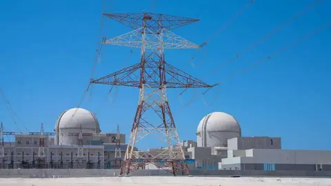  La planta de energía nuclear de Barakah en el emirato de Abu Dhabi. (WAM)