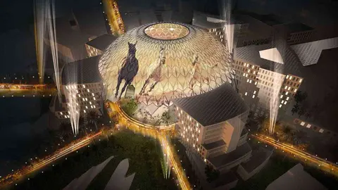 Plaza Al Wasl del recinto de la Expo 2020 Dubai. 