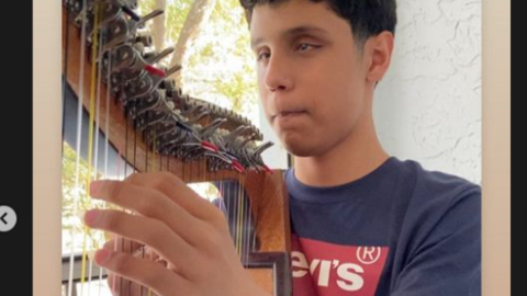 José Manuel Melo en la historia de Instagram del príncipe de Dubai.