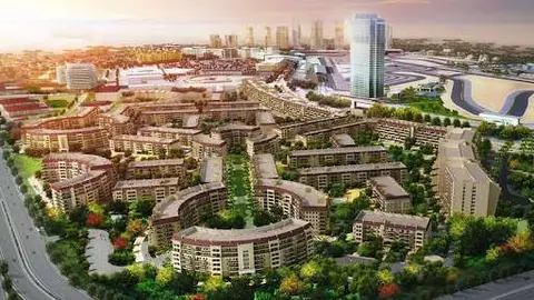 Una imagen de la zona de Motor City en Dubai. (Fuente externa)