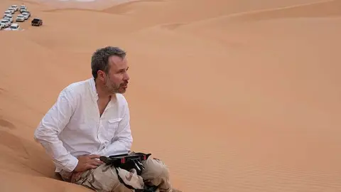 Imágenes exclusivas del detrás de cámaras publicadas en el rodaje de 'Dune' en Abu Dhabi.