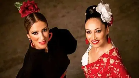 La bailaora sevillana Raquel Reina y la cantante chilena Paula Ruiz abanderarán el idioma español en el primer día de Expo 2020 Dubai. (Paula Scherson)