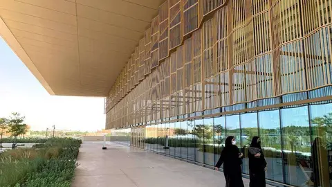 Una perspectiva de la Casa de la Sabiduría en el emirato de Sharjah. (EL CORREO)