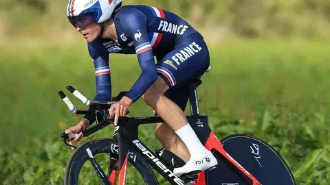 El joven ciclista francés. (WAM)