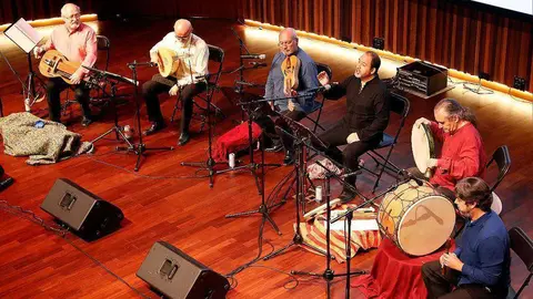 Artefactum, durante su actuación en Terra Auditorium. (EL CORREO)