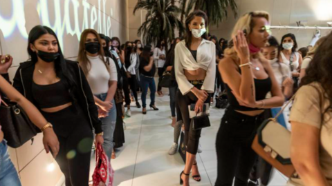 Una imagen del diario The National de las candidatas a Miss Universo.