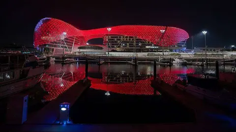 Yas Island con ocasión del lanzamiento de la sonda Hope. (WAM)