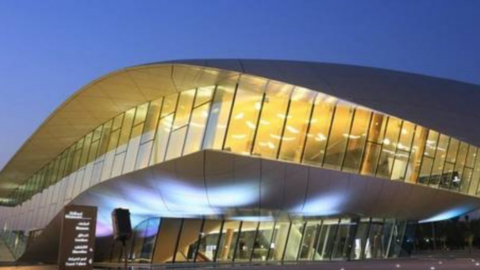 Una imagen de Twitter del museo Etihad en Dubai.