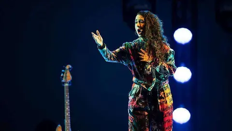 La Tremendita puso voz en Dubai a su flamenco fusión. (Cedida)