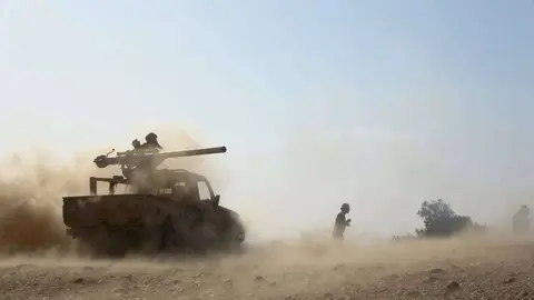 Una imagen del Ejército de Yemen. (Fuente externa)