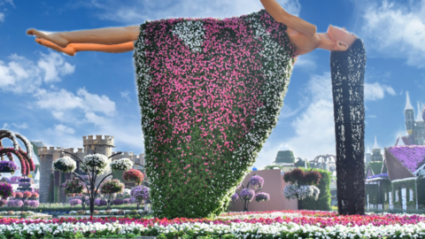 Una imagen de Miracle Garden. (Dubai Media Office)