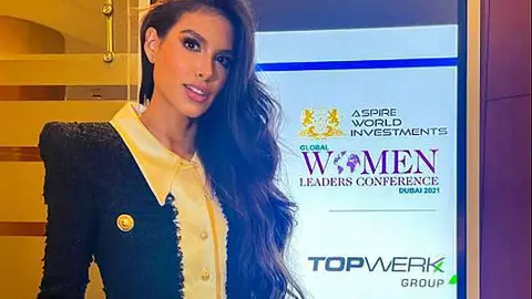 La modelo venezolana Michell Roxana 