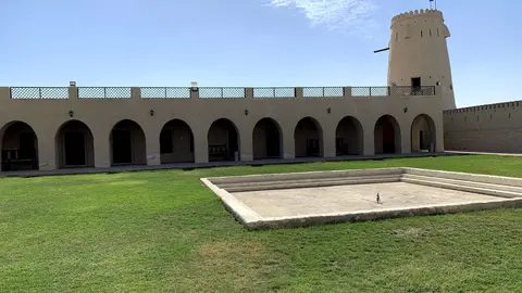 Una imagen del fuerte de Falaj Al Mualla en el emirato de Umm Al Qwain. (EL CORREO)