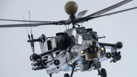 Una imagen del helicóptero ruso. (Fuente externa)