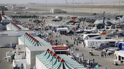 Una imagen de WAM del Dubai Airshow.
