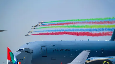 Una imagen de Dubai Airshow 2021. (Dubai Media Office)