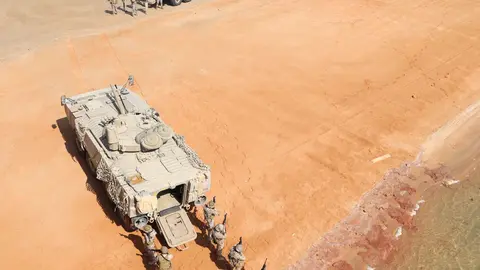 Ejercicios militares EAU y Arabia Saudita. (WAM)