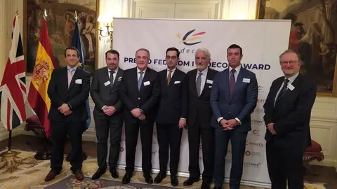 Acto de entrega del premio FEDECOM a Cellnex. (EL CORRO)