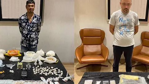 La Policía de Dubai difundió imágenes de dos de los detenidos.